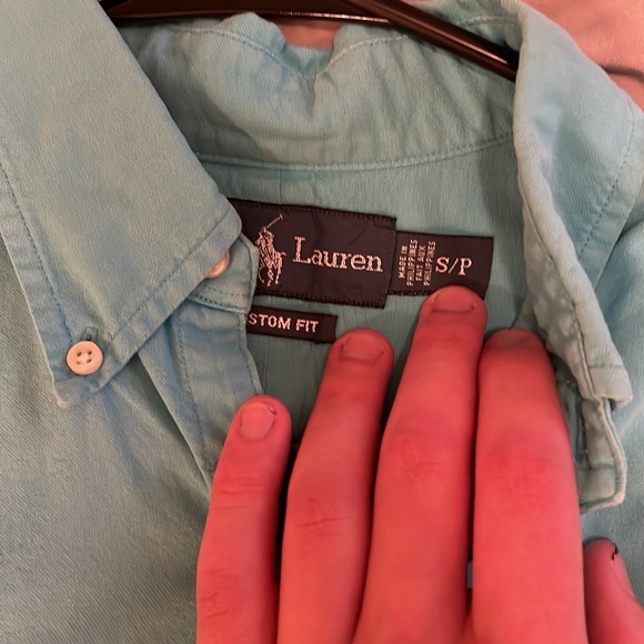 Polo Ralph Lauren Men Oxford Shortsleeve Dress Shirt size small - Picture 3 of 5